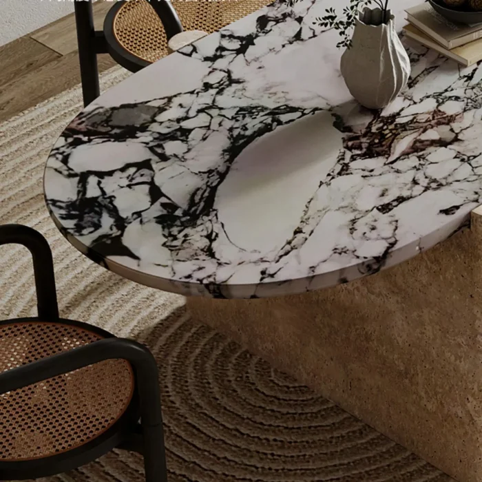 Nexus Doğal Mermer Lüks Yemek ve Toplantı Masası