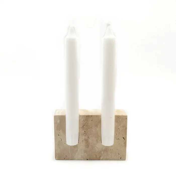 Odyssey Doğal Taş Traverten Aroma Mum Tutucu
