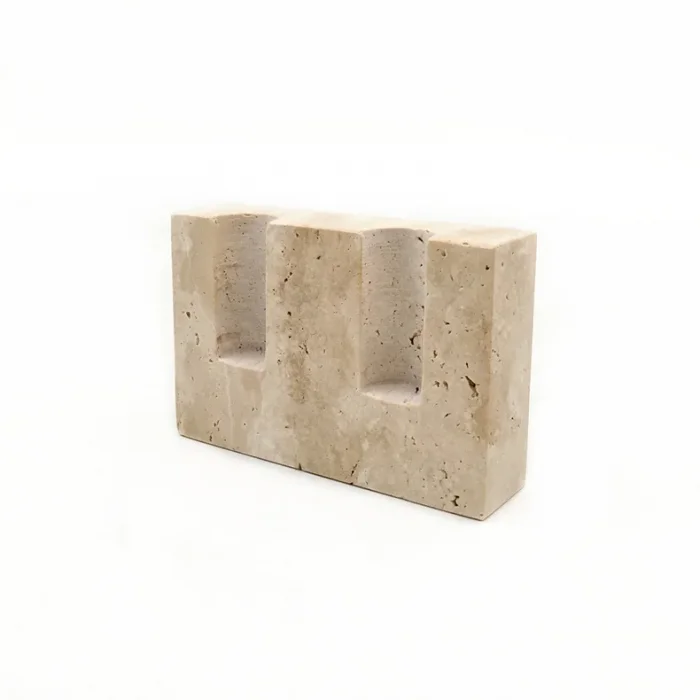 Odyssey Doğal Taş Traverten Aroma Mum Tutucu