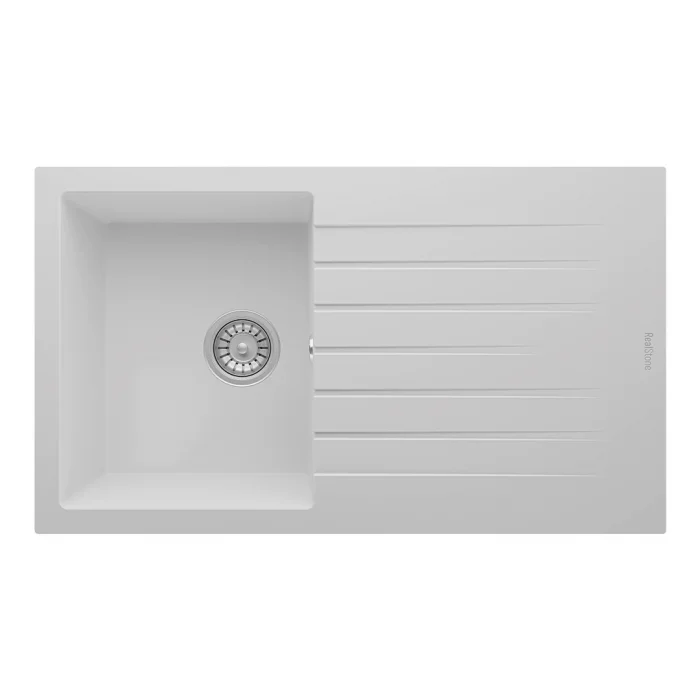 P004 Tek Gözlü Damlalıklı Granit Eviye 860 x 500