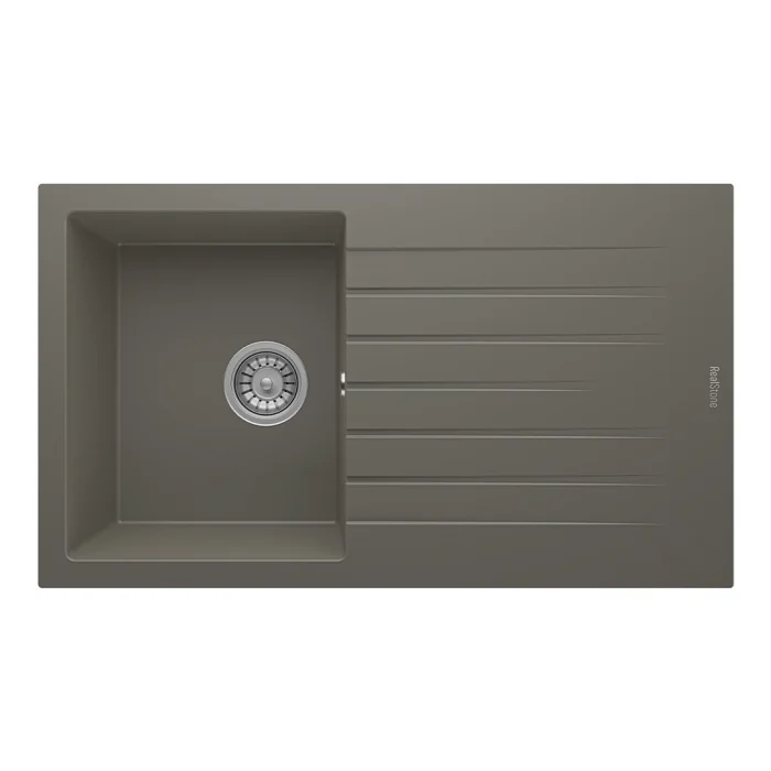 P004 Tek Gözlü Damlalıklı Granit Eviye 860 x 500