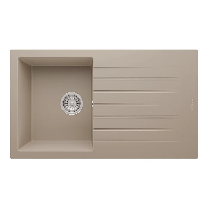 P004 Tek Gözlü Damlalıklı Granit Eviye 860 x 500