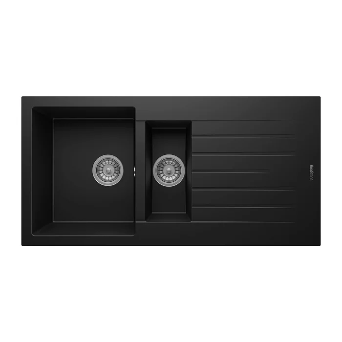 P005 1.5 Gözlü Damlalıklı Granit Eviye 1000 x 500