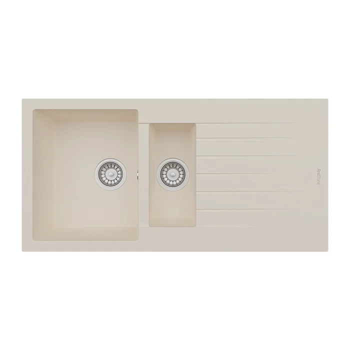 P005 1.5 Gözlü Damlalıklı Granit Eviye 1000 x 500