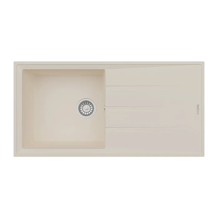 P012 Tek Gözlü Damlalıklı Granit Eviye 1000 x 500