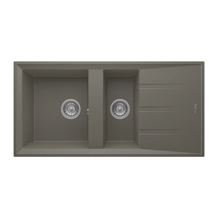 P013 1.5 Gözlü Damlalıklı Granit Eviye 1000 x 500