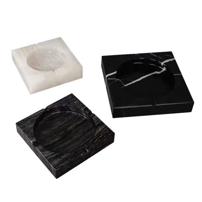 Serenity Lüks Doğal Taş Mermer Kül Tablası