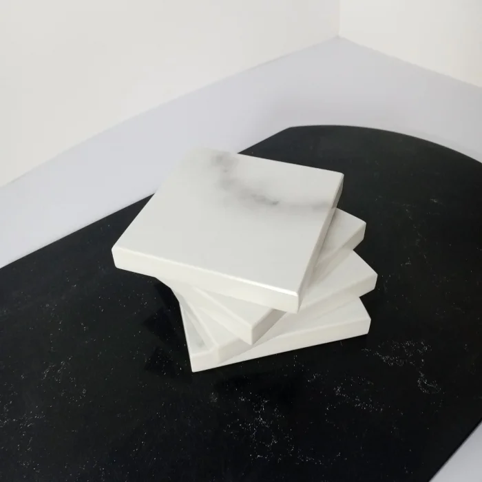 Zarif Porselen 4lü Bardak Altlığı