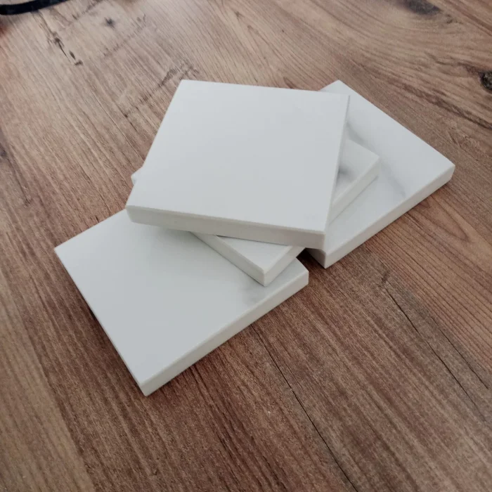 Zarif Porselen 4lü Bardak Altlığı