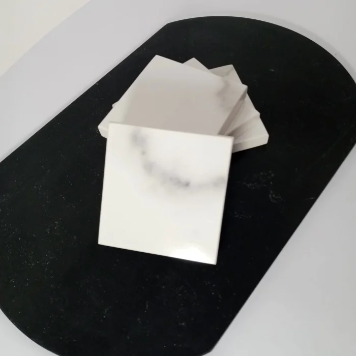 Zarif Porselen 4lü Bardak Altlığı