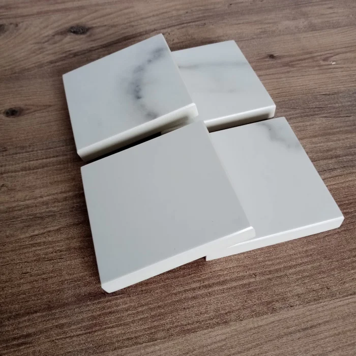 Zarif Porselen 4lü Bardak Altlığı