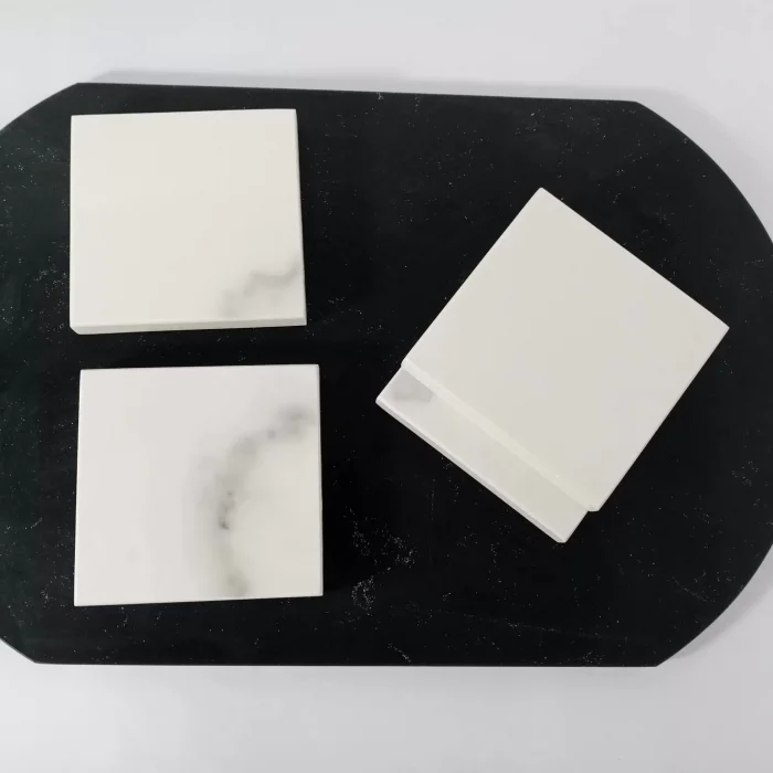 Zarif Porselen 4lü Bardak Altlığı