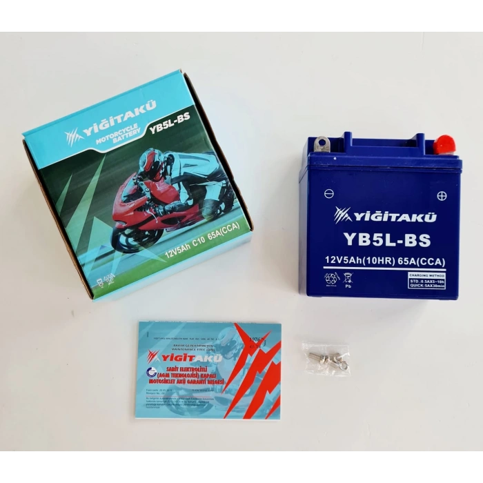 12V-5 AH YİĞİT MOTOR AKÜSÜ