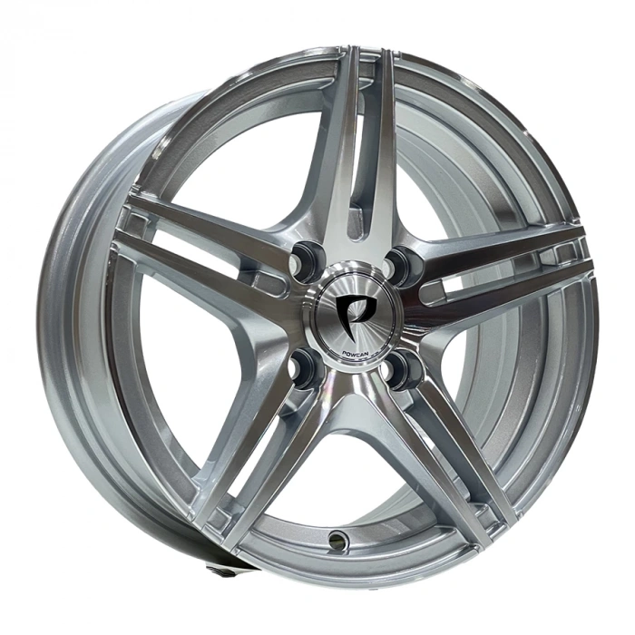 13 JANT 5.5 X 13 BK-5358 4X100 ET30 73.1 SILVER MACHINED