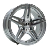 13 JANT 5.5 X 13 BK-5358 4X100 ET30 73.1 SILVER MACHINED