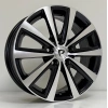 14 JANT 6 X 14 BK-672 5X100 ET30 57.1 BLACK MACHINED XL