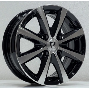 13 JANT 5-13 BK 5828 4-100 ET30 73.1 BLACK MACHINED