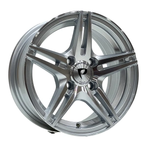 13 JANT 5.5 X 13 BK-5358 4X100 ET30 73.1 SILVER MACHINED