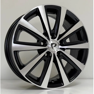 14 JANT 6 X 14 BK-672 5X100 ET30 57.1 BLACK MACHINED XL