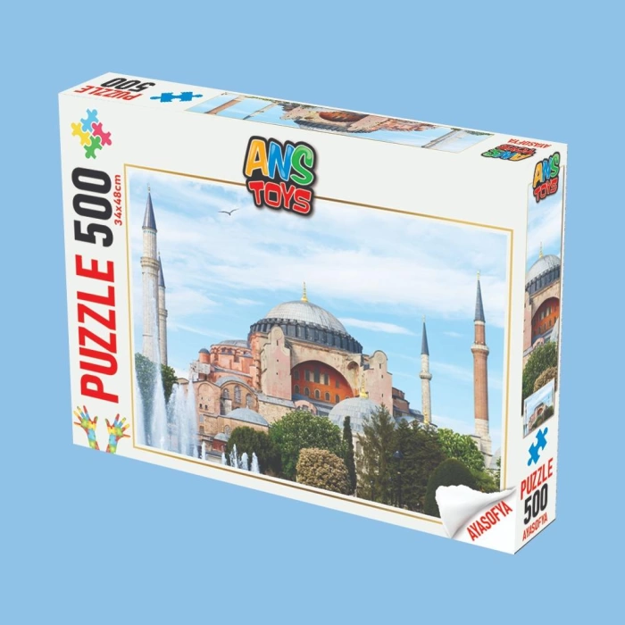 ANS TOYS 500 PARÇA PUZZLE 10 FARKLI MODEL