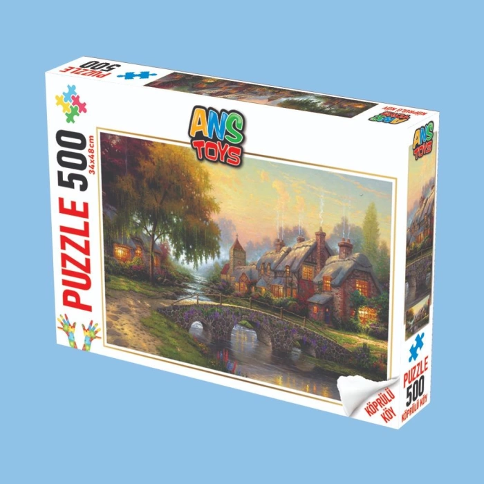 ANS TOYS 500 PARÇA PUZZLE 10 FARKLI MODEL