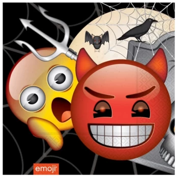 ROLL-UP EMOJİ KORKU PEÇETE 20Lİ 33*33 CM KL:25