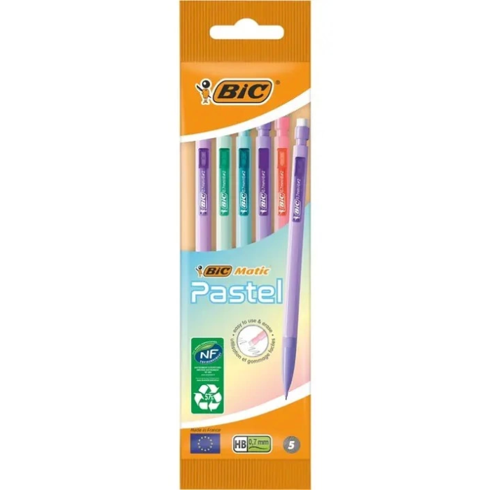 Bİc Matİc Pastel Versatİl 07 Mm Kalem 5 Lİ