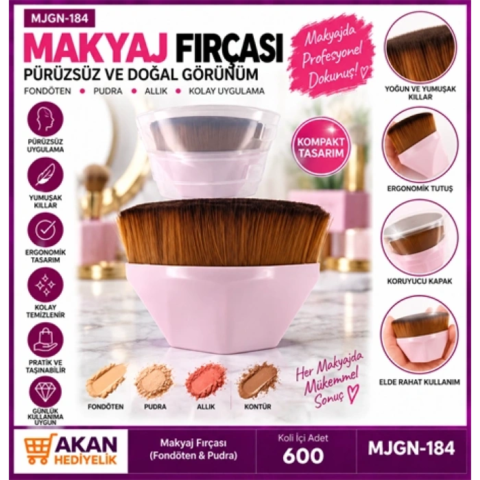 Kutulu Fondöten Fırça