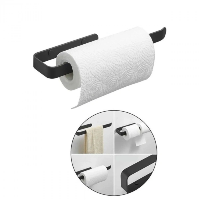 Metal Mat Siyah Havluluk