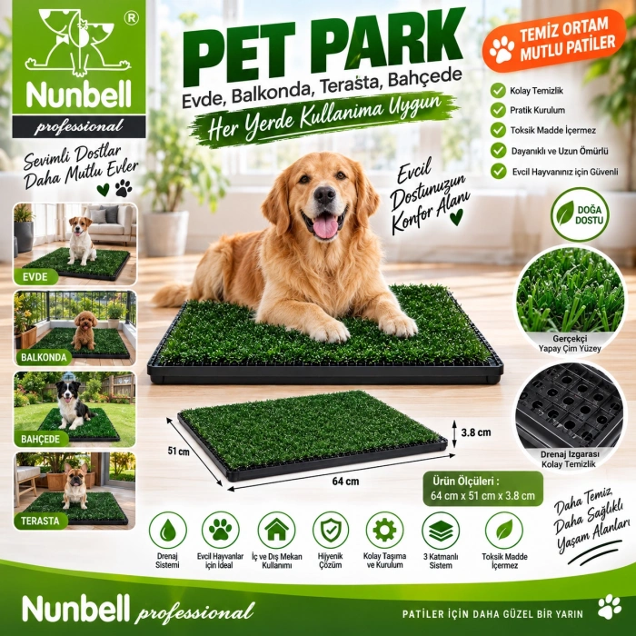 Nunbell Pet Park Köpek Tuvaleti