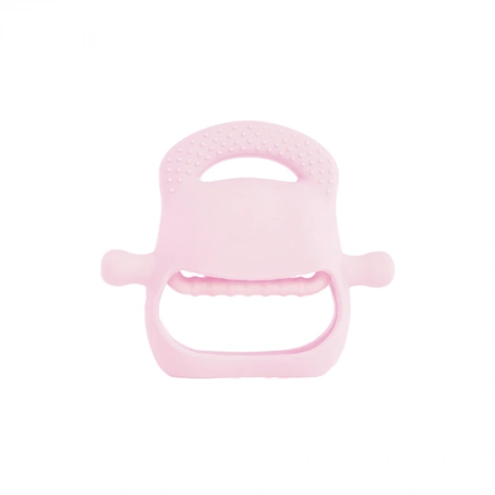 Pembe Bebek Silikon Diş Kaşıyıcı