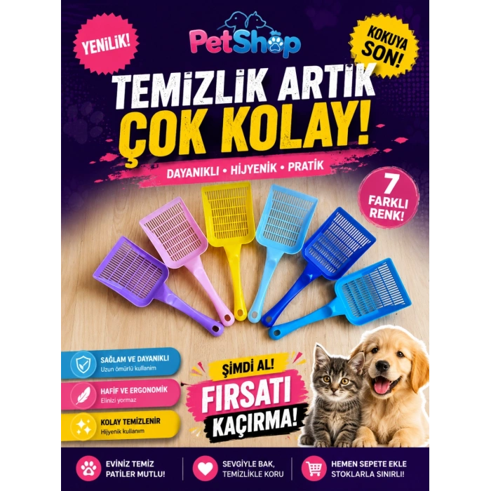 Petzoom Kedi Kumu Küreği