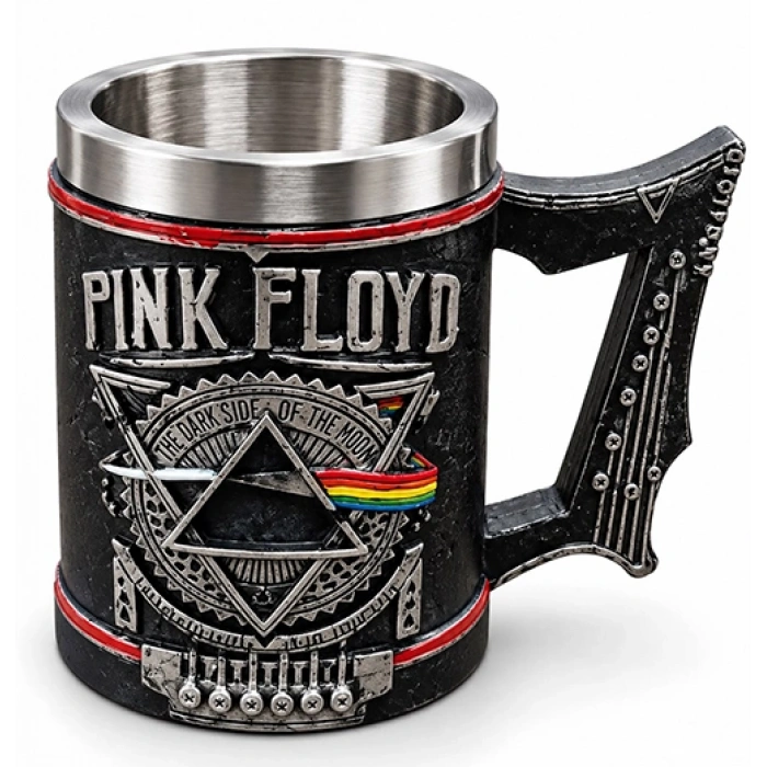 Pink Floyd 3 D Kabartmalı Paslanmaz Çelik Kupa Bardak Alk6575