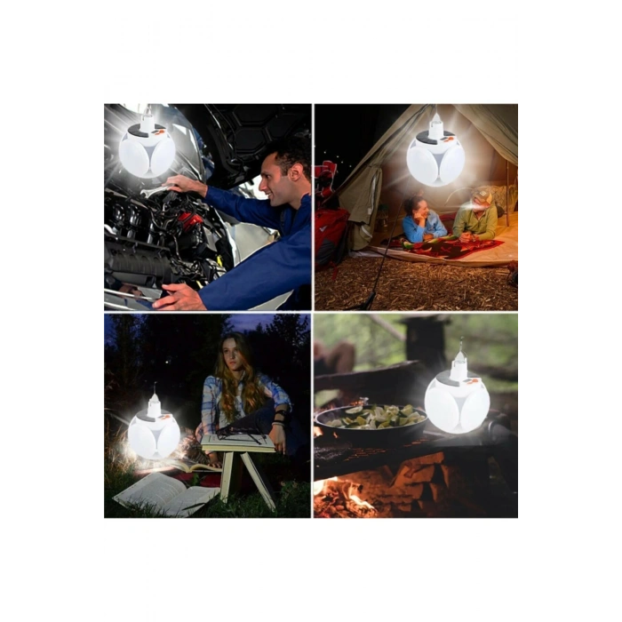 Solar 5 Kanatlı Kamp Lambası