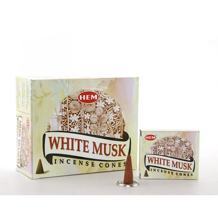 White Musk Aromalı Konik Tütsü