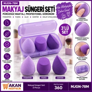 3LÜ SATANDLI ARMUT SÜNGER MOR