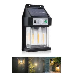Dikey 3 Ledli Güneş Enerjili Led