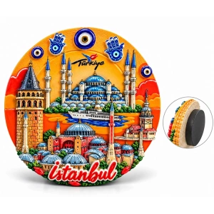 İstanbul Temalı Polyester Magnet Alk5861