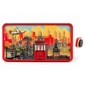 İstanbul Temalı Polyester Magnet Alk5866