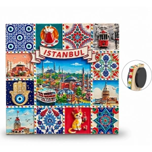 İstanbul Temalı Polyester Magnet Alk5867