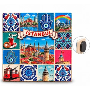 İstanbul Temalı Polyester Magnet Alk5868