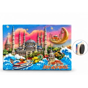 İstanbul Temalı Polyester Magnet Alk5877