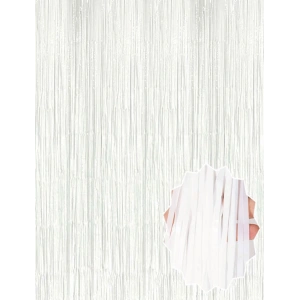 Soft Beyaz Renk Duvar ve Kapı Perdesi İthal 100x200 cm