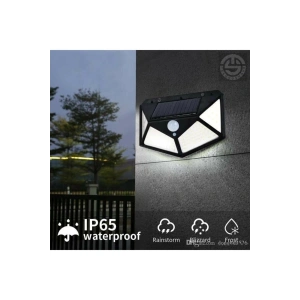 Solar Bahçe Aydınlatma Lambası 100 Led
