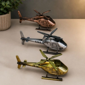 Toptan Dekoratif Metal Helikopter