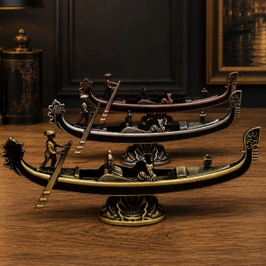 Toptan Metal Dekoratif Venedik Kayık