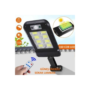 Uzaktan Kumandalı 160 Led Solar Bahçe Lambası