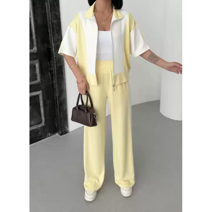 Garnili Kısa Kol Takım