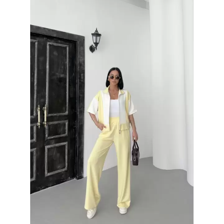 Garnili Kısa Kol Takım