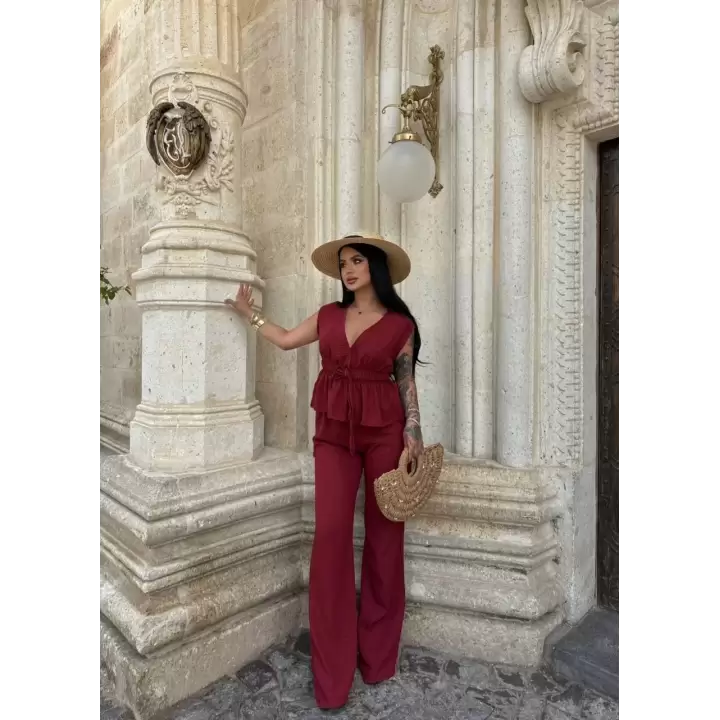 Elina Dokulu Keten Takım
